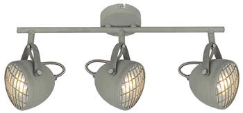 Nowoczesna lampa sufitowa Pent 3-punktowa szara betonowa regulowana do salonu i sypialni
