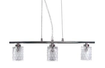 Lampa wisząca Berta nowoczesna chromowana 3-punktowa do salonu i nad stół