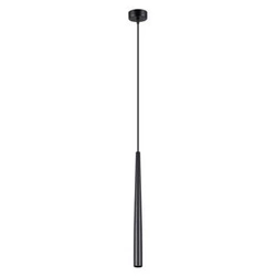 Lampa wisząca BLISS 1 czarna nowoczesna regulowana do salonu i jadalni nad stół