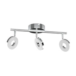 Nowoczesna lampa sufitowa LED Thema chrom regulowana do salonu i sypialni CANDELLUX