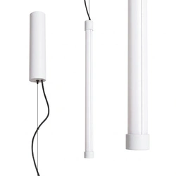 Lampa wisząca TRANG 50 biała LED nad wyspę regulowana nowoczesna