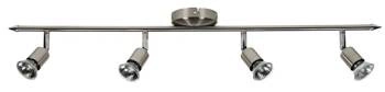 Lampa sufitowa Delta  listwa 4x50W GU10  nikiel mat/chrom