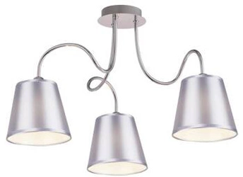 Lampa wisząca Luk nowoczesna chrom 3-punktowa do salonu i jadalni CANDELLUX