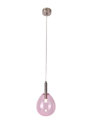 Ledea Lukka nowoczesna lampa wisząca LED kula różowa do salonu i pokoju dziecka