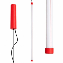 Lampa wisząca TRANG 100 czerwona LED nad wyspę regulowana

