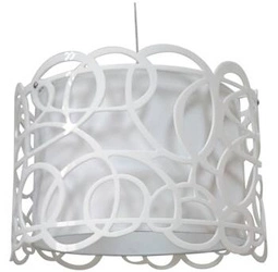 Nowoczesna lampa wisząca Imagine 35 biała do salonu i jadalni nad stół 35 cm