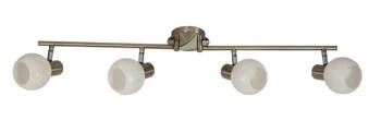 Lampa sufitowa Avila regulowana chrom szklana 4-punktowa do salonu i kuchni
