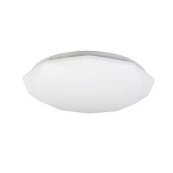 Plafon sufitowy LED Baldo 22cm biały nowoczesny okrągły do salonu i sypialni