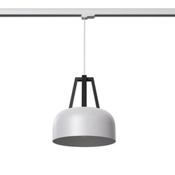 Lampa wisząca CASCO biała/czarna E27  4000K 7,5W 690lm