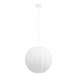 Lampa wisząca Coventry biała 40 cm nad stół do salonu regulowana