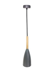 Lampa sufitowa Trosa szara pojedyncza nowoczesna do salonu i jadalni Ledea 90 cm