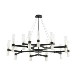 Lampa sufitowa CANDELA-15 czarna 120 cm regulowana do salonu i jadalni Step into Design
