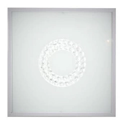 Plafon LED Lux 29x29 biały szklany kwadratowy do salonu i kuchni nowoczesny
