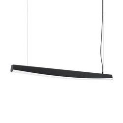 Nowoczesna lampa wisząca JORUN 120 czarna LED regulowana do salonu i jadalni