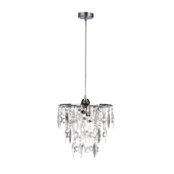 Lampa wisząca Armo chromowa nowoczesna regulowana do salonu i jadalni nad stół