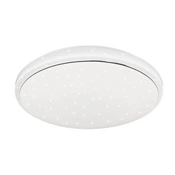 Plafon sufitowy LED Jasper biały okrągły 49cm nowoczesny do salonu i kuchni