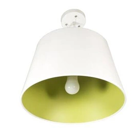 Lampa wisząca Enyo nowoczesna metalowa biała do salonu kuchni i jadalni 40 cm