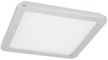 Plafon LED kwadratowy Nexit 30x30 nowoczesny do salonu i sypialni biały chrom CANDELLUX