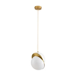 Lampa wisząca ORBITA biała złota 25 cm nowoczesna do salonu regulowana Step into Design