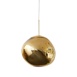 Lampa wisząca kula GLAM M złota 28 cm nowoczesna do salonu i jadalni Step into Design