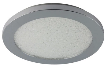 Plafon sufitowy LED Pixel 22,5 cm biały szklany IP44 do salonu i kuchni CANDELLUX