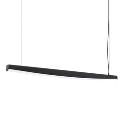 Lampa wisząca LED JORUN 150 czarna nowoczesna regulowana do salonu i nad stół Thoro