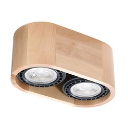 Plafon sufitowy BASIC 2 skandynawski drewniany do salonu i kuchni SOLLUX LIGHTING