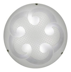 Plafon sufitowy LED Monti 30 biały szklany okrągły nowoczesny do salonu i kuchni