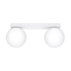 Plafon sufitowy YOLI 2 biały nowoczesny metalowy do salonu i sypialni SOLLUX LIGHTING