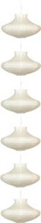 Lampa wisząca Griff boho papierowa biała 6-punktowa do salonu i jadalni śr. 25 cm