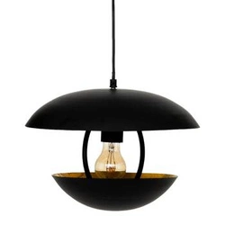 Lampa wisząca Estee czarna metalowa industrialna do salonu i jadalni nad stół Atmosphera