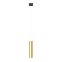 Lampa wisząca Lagos nowoczesna złota metalowa regulowana do salonu i nad stół 1-punktowa