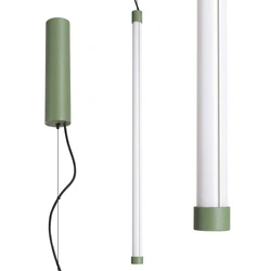 Lampa wisząca TRANG szałwiowa LED regulowana nad wyspę 4000K
