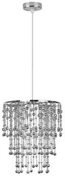Lampa wisząca Roni chromowa nowoczesna regulowana do salonu kuchni lub nad stół 110 cm