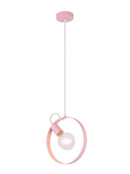 Lampa wisząca Nexo różowa nowoczesna metalowa do salonu i jadalni nad stół