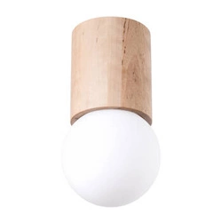 Plafon sufitowy drewniany BOOMO 12 nowoczesny do salonu i sypialni Sollux Lighting