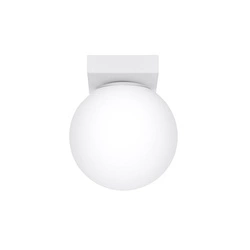 Plafon sufitowy YOLI 1 biały nowoczesny metalowy do salonu i sypialni SOLLUX LIGHTING