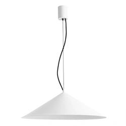 Lampa wisząca FINT biała LED do salonu regulowana nowoczesna