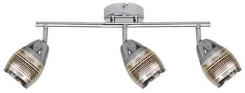 Lampa sufitowa Milton nowoczesna chromowana 3-punktowa regulowana do salonu i kuchni