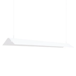 Lampa wisząca LED ELVA biała nowoczesna z regulacją do salonu kuchni lub nad stół