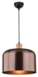 Lampa wisząca DICTORIA 30 1X40W E27  BRĄZOWY