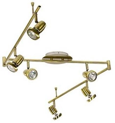 Lampa sufitowa Lotos 6-punktowa nowoczesna złota nad stół do jadalni CANDELLUX