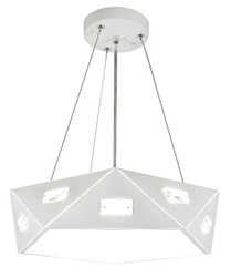 Lampa wisząca Nemezis # #  pięciokatny  42 3x40W G9  z żarówką biały