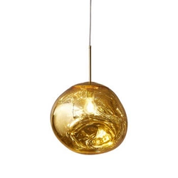 Lampa wisząca kula GLAM S złota 18 cm nowoczesna do salonu i jadalni Step into Design