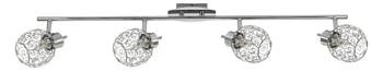Lampa sufitowa Horus listwa 4x40W G9  chrom