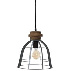Lampa wisząca Berry czarna metalowa regulowana do salonu i kuchni Atmosphera 25 cm