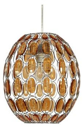 Lampa wisząca SeLMa 25 1x40W E27 pomarańczowy + linka 85-10523