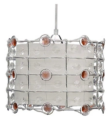 Lampa wisząca Seneca 30 1x40W E27 amber + linka 85-10523