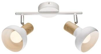 Lampa sufitowa Puerto biała regulowana 2-punktowa do salonu i sypialni CANDELLUX