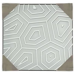 Plafon kwadratowy szklany Aston 30x30 nowoczesny do salonu, sypialni, kuchni